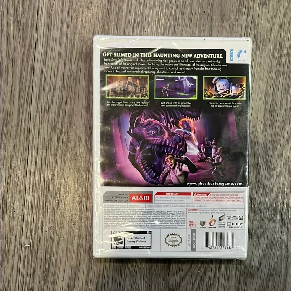 Atari Ghostbusters Wii viedo game!